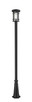 Z-Lite - 570PHB-519P-BK - One Light Outdoor Post Mounted Fixture - Jordan - Black