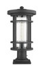 Jordan One Light Outdoor Pier Mounted Fixture (570PHB-533PM-BK)
