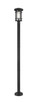Z-Lite - 570PHB-567P-BK - One Light Outdoor Post Mounted Fixture - Jordan - Black
