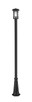 Z-Lite - 570PHM-519P-BK - One Light Outdoor Post Mounted Fixture - Jordan - Black