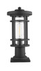 Jordan One Light Outdoor Pier Mounted Fixture (570PHM-533PM-BK)