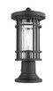 Jordan One Light Outdoor Pier Mounted Fixture (570PHM-553PM-BK)