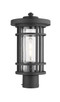 Jordan One Light Outdoor Post Mount Fixture (570PHM-BK)