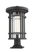 Jordan One Light Outdoor Pier Mounted Fixture (570PHXL-533PM-BK)
