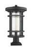 Jordan One Light Outdoor Pier Mounted Fixture (570PHXL-533PM-BK)