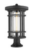Jordan One Light Outdoor Pier Mounted Fixture (570PHXL-553PM-BK)