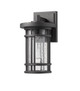 Jordan One Light Outdoor Wall Light (570S-BK)