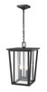 Seoul Two Light Outdoor Chain Mount Ceiling Fixture (571CHB-BK)