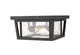 Seoul Three Light Outdoor Flush Mount (571F-BK)