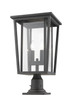 Z-Lite - 571PHBR-533PM-ORB - Two Light Outdoor Pier Mounted Fixture - Seoul - Oil Rubbed Bronze