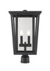 Z-Lite - 571PHBR-BK - Two Light Outdoor Post Mount Fixture - Seoul - Black