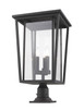 Z-Lite - 571PHXLR-533PM-ORB - Three Light Outdoor Pier Mounted Fixture - Seoul - Oil Rubbed Bronze