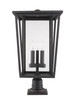 Seoul Three Light Outdoor Pier Mounted Fixture (571PHXLR-533PM-ORB)