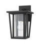Seoul One Light Outdoor Wall Light (571S-BK)