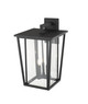 Seoul Three Light Outdoor Wall Light (571XL-BK)