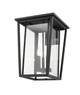 Seoul Three Light Outdoor Wall Light (571XL-BK)
