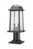 Millworks Two Light Outdoor Pier Mounted Fixture (574PHMR-533PM-ORB)