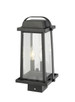 Millworks Two Light Outdoor Post Mount Fixture (574PHMS-BK)