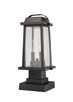 Millworks Two Light Outdoor Pier Mounted Fixture (574PHMS-SQPM-ORB)