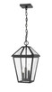 Z-Lite - 579CHB-BK - Three Light Outdoor Chain Mount Ceiling Fixture - Talbot - Black