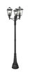 Z-Lite - 579PHBR-3-564P-BK - Three Light Outdoor Post Mount Fixture - Talbot - Black