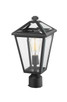 Talbot One Light Outdoor Post Mount Fixture (579PHMR-BK)