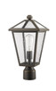 Talbot One Light Outdoor Post Mount Fixture (579PHMR-ORB)