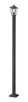 Z-Lite - 579PHMS-536P-BK - One Light Outdoor Post Mounted Fixture - Talbot - Black