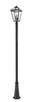 Talbot Three Light Outdoor Post Mounted Fixture (579PHXLR-519P-BK)
