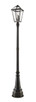 Z-Lite - 579PHXLR-564P-ORB - Three Light Outdoor Post Mounted Fixture - Talbot - Oil Rubbed Bronze