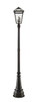 Talbot Three Light Outdoor Post Mounted Fixture (579PHXLR-564P-ORB)