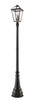 Talbot Three Light Outdoor Post Mounted Fixture (579PHXLR-564P-ORB)