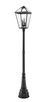 Z-Lite - 579PHXLXR-564P-BK - Four Light Outdoor Post Mounted Fixture - Talbot - Black