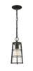 Z-Lite - 591CHM-BK - One Light Outdoor Chain Mount Ceiling Fixture - Helix - Black
