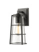 Z-Lite - 591M-BK - One Light Outdoor Wall Light - Helix - Black