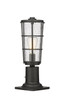 Z-Lite - 591PHM-533PM-BK - One Light Outdoor Pier Mounted Fixture - Helix - Black