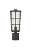 Z-Lite - 591PHM-BK - One Light Outdoor Post Mount Fixture - Helix - Black