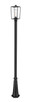 Z-Lite - 594PHMR-519P-BK - One Light Outdoor Post Mounted Fixture - Sheridan - Black