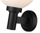 Laurent One Light Outdoor Wall Light (597M-BK)