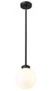 Laurent One Light Outdoor Pendant (597P8-BK)
