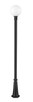 Laurent One Light Outdoor Post Mounted Fixture (597PHB-519P-BK)