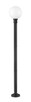 Laurent One Light Outdoor Post Mounted Fixture (597PHB-567P-BK)