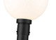 Laurent One Light Outdoor Post Mounted Fixture (597PHB-567P-BK)