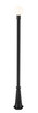 Laurent One Light Outdoor Post Mounted Fixture (597PHM-519P-BK)