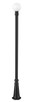 Laurent One Light Outdoor Post Mounted Fixture (597PHM-519P-BK)