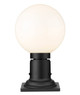 Laurent One Light Outdoor Pier Mounted Fixture (597PHM-533PM-BK)