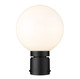 Z-Lite - 597PHM-BK - One Light Outdoor Post Mount Fixture - Laurent - Black
