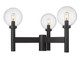 Z-Lite - 599MP3-BK - Three Light Outdoor Post Mount Fixture - Laurent - Black