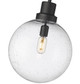 Laurent One Light Outdoor Pendant (599P12-BK)