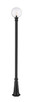Laurent One Light Outdoor Post Mounted Fixture (599PHB-519P-BK)